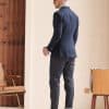 blazer (1) British Yuppie Style Dark Blue Wool Blazer for Men – Light Luxury Tailored Waist Winter Casual Suit Jacket