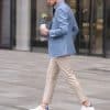 Premium Light Blue Men’s Casual Blazer – Spring New Arrival Chic Single-Breasted Suit Jacket