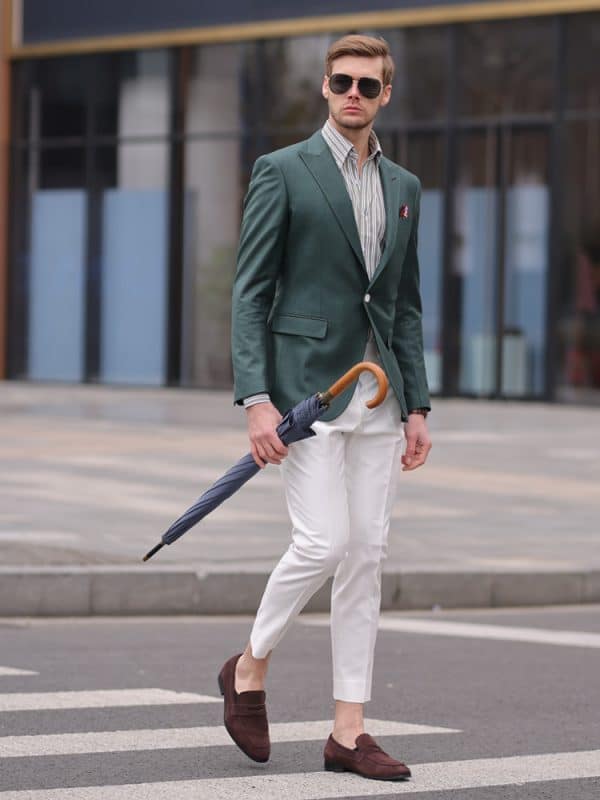 blazer (1) High-End Stylish Men's Casual Blazer – Spring/Autumn Fashion Designer Single Suit Jacket