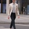 blazer (1) Premium Slim-Fit Men's Casual Blazer – Early Spring Fashion Light-Mature Single Suit Jacket
