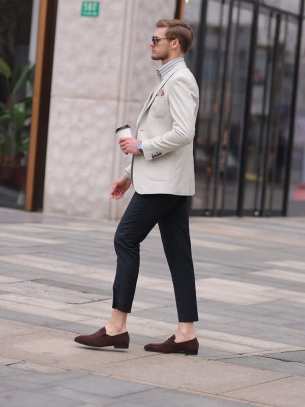 blazer (1) High-End Stylish Men's Casual Blazer – Spring/Autumn Fashion Designer Single Suit Jacket