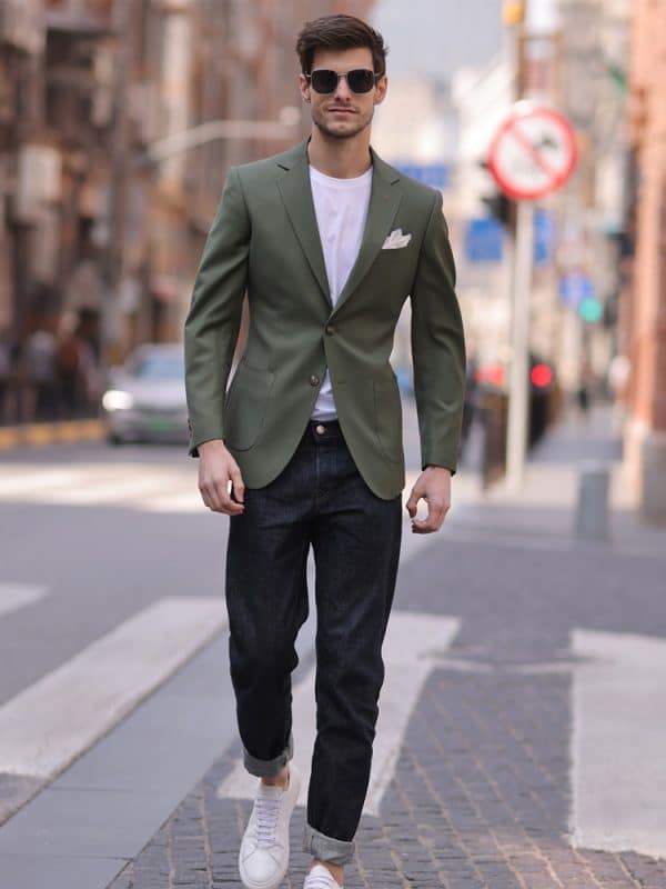 blazer (1) Premium Lightweight Men's Casual Blazer – Spring/Summer Fashion High-End Single Suit Jacket