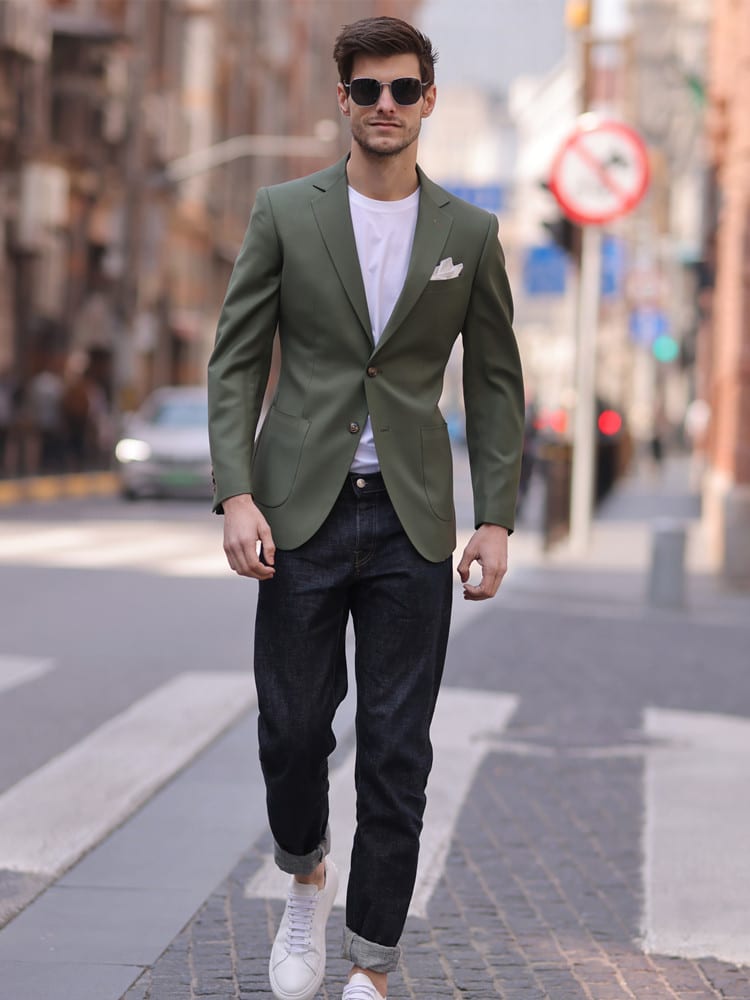 Premium Lightweight Men's Casual Blazer – Spring/Summer Fashion High-End Single Suit Jacket