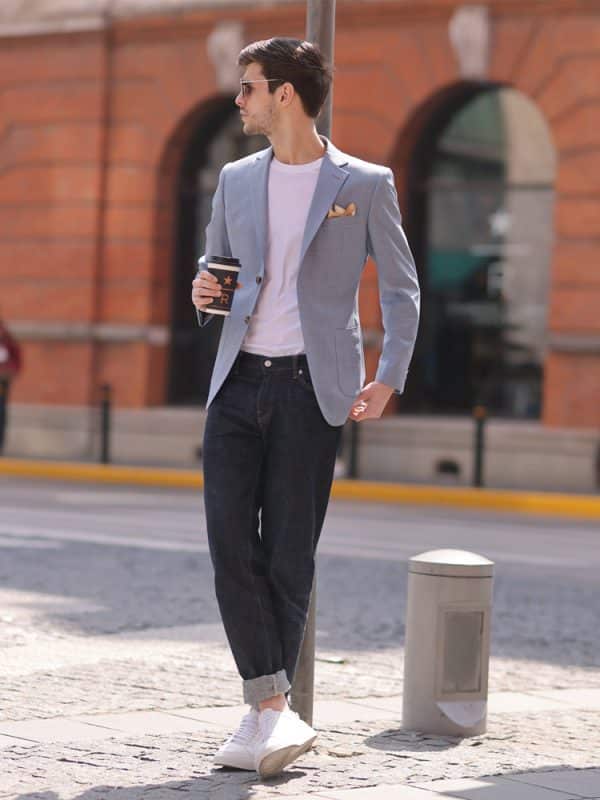 blazer (1) High-End Stylish Men's Lightweight Casual Blazer – Spring/Summer Fashion Single Suit Jacket