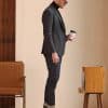 British Smart-Casual Wool Blazer for Men – High-End Autumn Winter Ins Trend Semi-Formal Single Suit Jacket