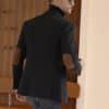 blazer (1) Sophisticated Black Cashmere Blazer for Men – Light Luxury Yuppie Style Slim-Fit Autumn Winter Casual Suit Jacket