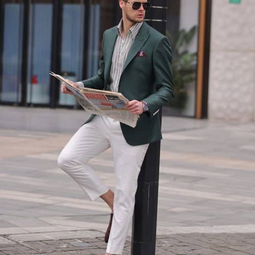 blazer (2) Premium Woolen Slim-Fit 3-Piece Suit – High-End Autumn/Winter Business & Wedding Formal Ensemble