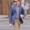 blazer (2) High-End Stylish Men's Plaid Casual Blazer – Designer Street-Chic Single Suit Jacket