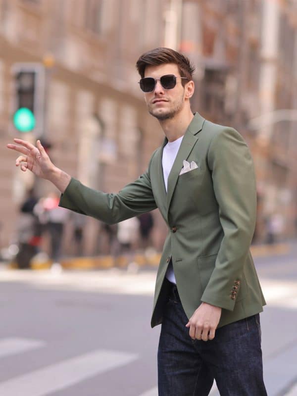 blazer (2) Premium Lightweight Men's Casual Blazer – Spring/Summer Fashion High-End Single Suit Jacket