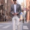 blazer (2) Premium Woolen Men's Casual Blazer – Smart-Casual Light-Mature Fashion Suit Jacket