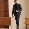 British Smart-Casual Wool Blazer for Men – High-End Autumn Winter Ins Trend Semi-Formal Single Suit Jacket