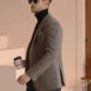 blazer (2) American Vintage Wool Tweed Blazer for Men – High-End Heavyweight Autumn Winter Ins Trend Casual Suit Jacket