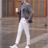 blazer (3) Premium Plaid Slim-Fit Men's Blazer – High-End Fashion Business-Casual Single Suit Jacket