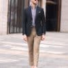blazer (3) Premium Plaid Slim-Fit Men's Blazer – Spring/Autumn Fashion High-End Single Suit Jacket