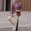 blazer (3) High-End Stylish Men's Casual Blazer – Spring/Autumn Fashion Street-Chic Single Suit Jacket