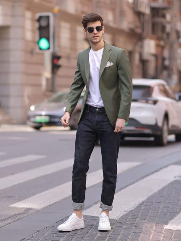 blazer (3) Premium Lightweight Men's Casual Blazer – Spring/Summer Fashion High-End Single Suit Jacket
