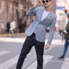 blazer (3) High-End Stylish Men's Lightweight Casual Blazer – Spring/Summer Fashion Single Suit Jacket
