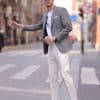 blazer (3) Premium Woolen Men's Casual Blazer – Smart-Casual Light-Mature Fashion Suit Jacket
