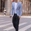 blazer (3) Premium Woolen Men's Casual Blazer – High-End Spring/Summer Fashion Suit Jacket