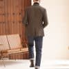 blazer (3) British Style Heavyweight Wool Tweed Blazer for Men – High-End Semi-Formal Casual Suit Jacket for Autumn Winter Vibe