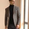 blazer (3) American Vintage Wool Tweed Blazer for Men – High-End Heavyweight Autumn Winter Ins Trend Casual Suit Jacket