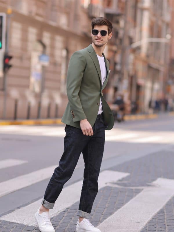 blazer (4) Premium Lightweight Men's Casual Blazer – Spring/Summer Fashion High-End Single Suit Jacket