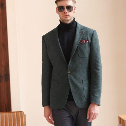 blazer (5) British Yuppie Style Thick Wool Blazer for Men – High-End Semi-Formal Casual Jacket for Autumn Winter Vibe