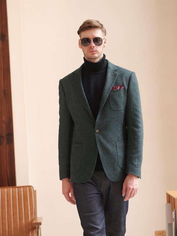 blazer (5) British Yuppie Style Thick Wool Blazer for Men – High-End Semi-Formal Casual Jacket for Autumn Winter Vibe
