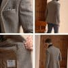 blazer (5) American Vintage Wool Tweed Blazer for Men – High-End Heavyweight Autumn Winter Ins Trend Casual Suit Jacket