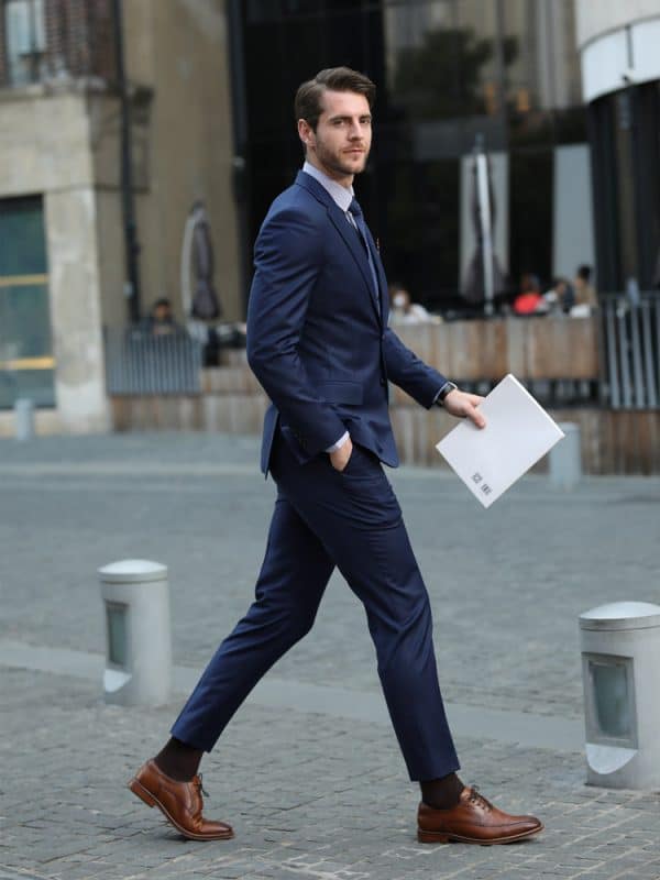 suit (1) Sophisticated British Style Men's Wool Suit Set – High-End Gentleman Groom Wedding & Business Formal Wear