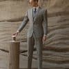 suit (1) Sophisticated British Style Wool Suit for Men – Luxury Bespoke Slim Fit Groom Wedding & Smart Business Formal Wear