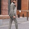 suit (1) Premium Thickened Wool Tweed 3-Piece Suit – High-End Niche Style Business & Formal Set