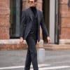 suit (1) Premium Heavyweight Wool Tweed 3-Piece Suit – High-End Smart-Casual Business & Formal Ensemble