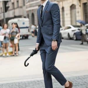Sophisticated Men's Wool Suit Set – High-End Groom Wedding & Versatile Business Formal Wear