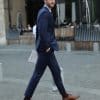 suit (2) Sophisticated British Style Men's Wool Suit Set – High-End Gentleman Groom Wedding & Business Formal Wear