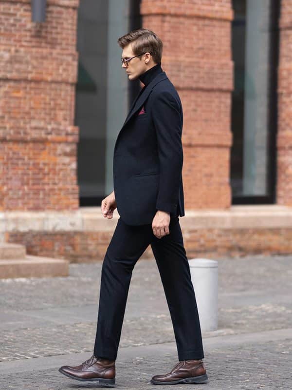 suit (2) Premium Winter Woolen Men's Suit – Versatile Heavyweight Business-Casual 3-Piece Set