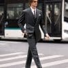 suit (3) Sophisticated British Style Wool 3-Piece Suit for Men – High-End Bespoke Groom Wedding & All-Season Business Formal Wear