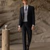 suit (3) Luxury Men’s Black Wool 3-Piece Wedding Suit – Slim Fit Groom Formal Business Suit for Work & Special Occasions