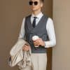 suit (4) Men’s Beige 3-Piece Wool Wedding Suit – Groom’s Formal Business Suit for Spring & Fall