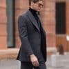 suit (4) Premium Heavyweight Wool Tweed 3-Piece Suit – High-End Smart-Casual Business & Formal Ensemble