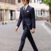 suit (5) Luxurious Morandi Color Men's Wool 3-Piece Suit Set – Sophisticated Groom Wedding Tuxedo & Business Formal Wear