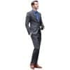 suit (5) Sophisticated British Style Dark Grey Wool Suit for Men – High-End Business Formal & Casual Yuppie Suit Set