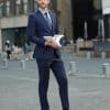 suit (5) Sophisticated British Style Men's Wool Suit Set – High-End Gentleman Groom Wedding & Business Formal Wear