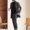 wool coat (4) Hepburn Style Slim-Fit Wool Overcoat for Men – High-End Mid-Length Winter Business Casual Coat with Ins Vibe