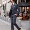 Classic British Style Wool 3-Piece Suit – Luxurious Groom & Business Commute Suit Set
