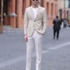 主图-02 Premium Wool Slim-Fit Men's Blazer – Sophisticated Business-Casual Suit Jacket